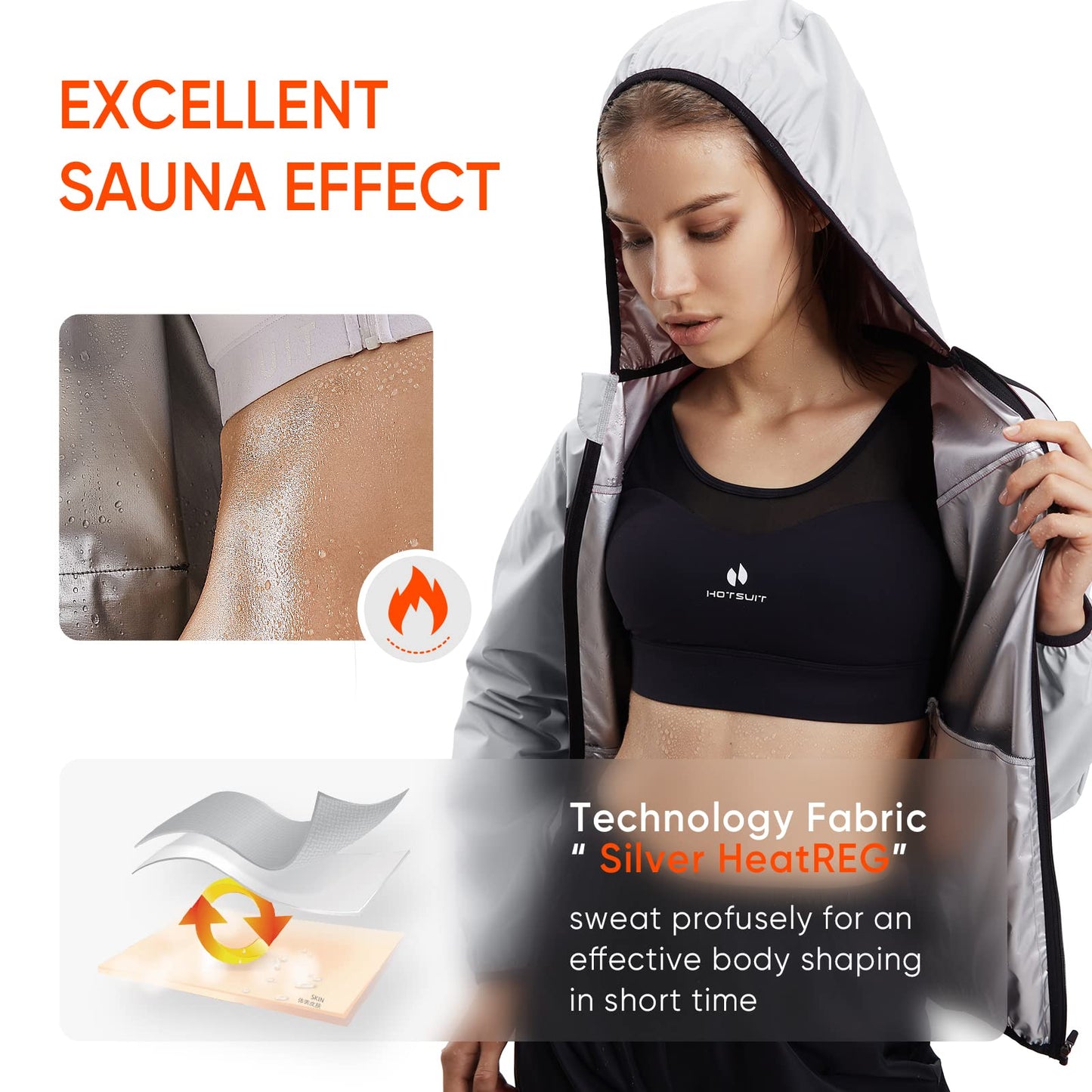 HOTSUIT Sauna Suit for Women The Champ Gear