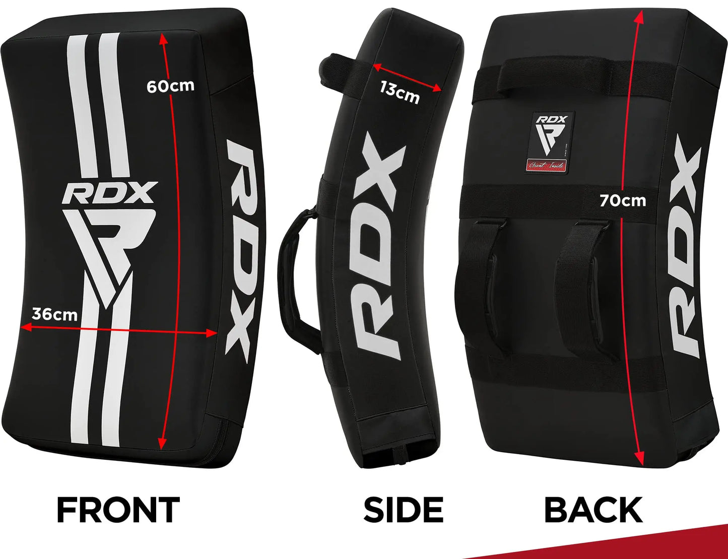 RDX Kick Shield | 60CM Large Heavy Curved - The Champ Gear