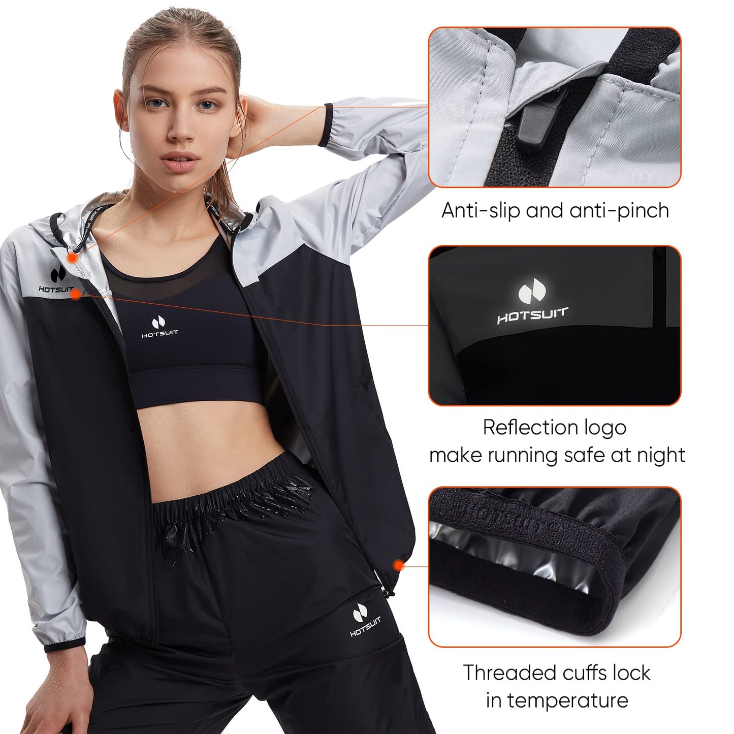 HOTSUIT Sauna Suit for Women The Champ Gear