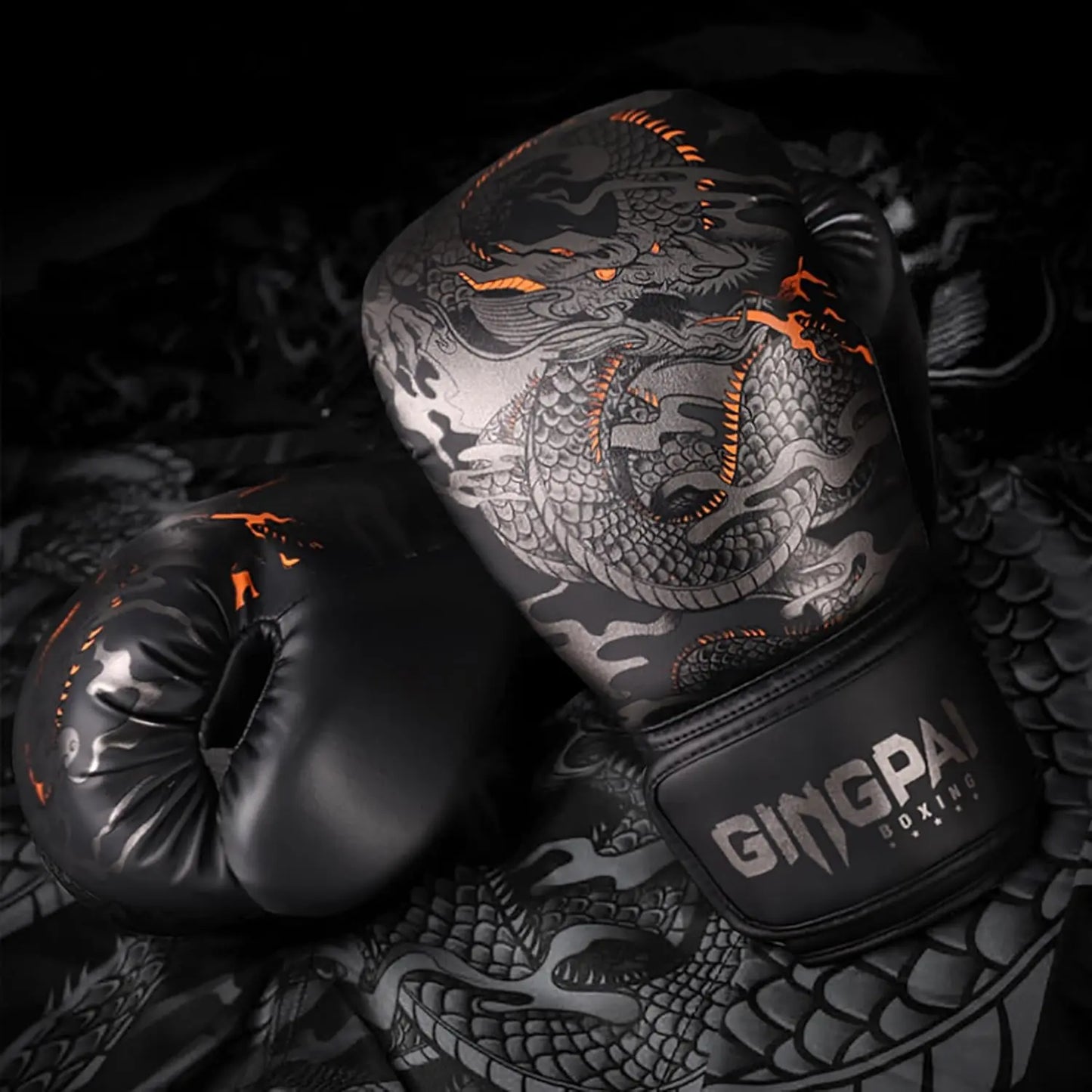 Boxing Gloves for Men and Women,Pro Training Sparring Gloves, for Boxing Kickboxing MMA Fighting,Adult Heavy Punching Bag Gloves,Workout Gloves for Boxing,Muay Thai (Black Silvery, 10oz) The Champ Gear