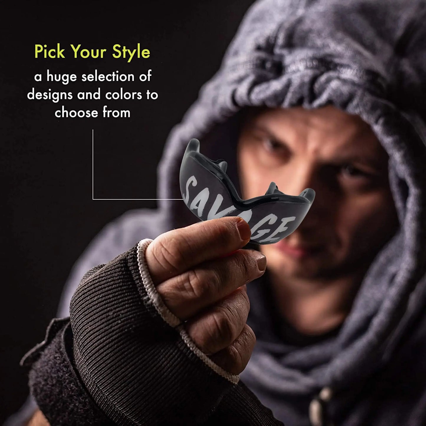 DAMAGE CONTROL High Impact Mouth Guard, Mouthguards for Sports, Boxing, Roller Derby, Hockey, Lacrosse Mouth Guard, Mouth Guards with Ultra Fit and Protection Against Shock The Champ Gear