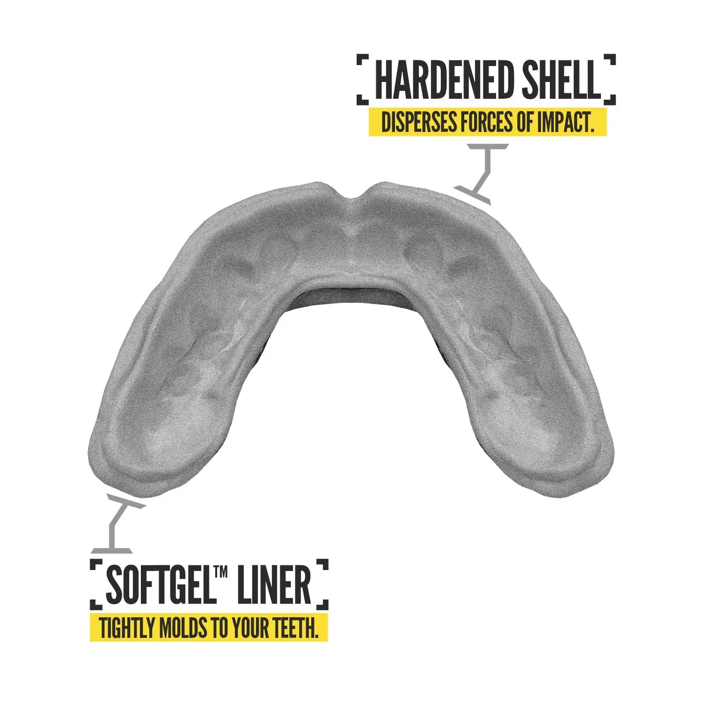 2 Pack Nxtrnd Rush Mouth Guard for Boxing and Other Sports (Neon Yellow) The Champ Gear