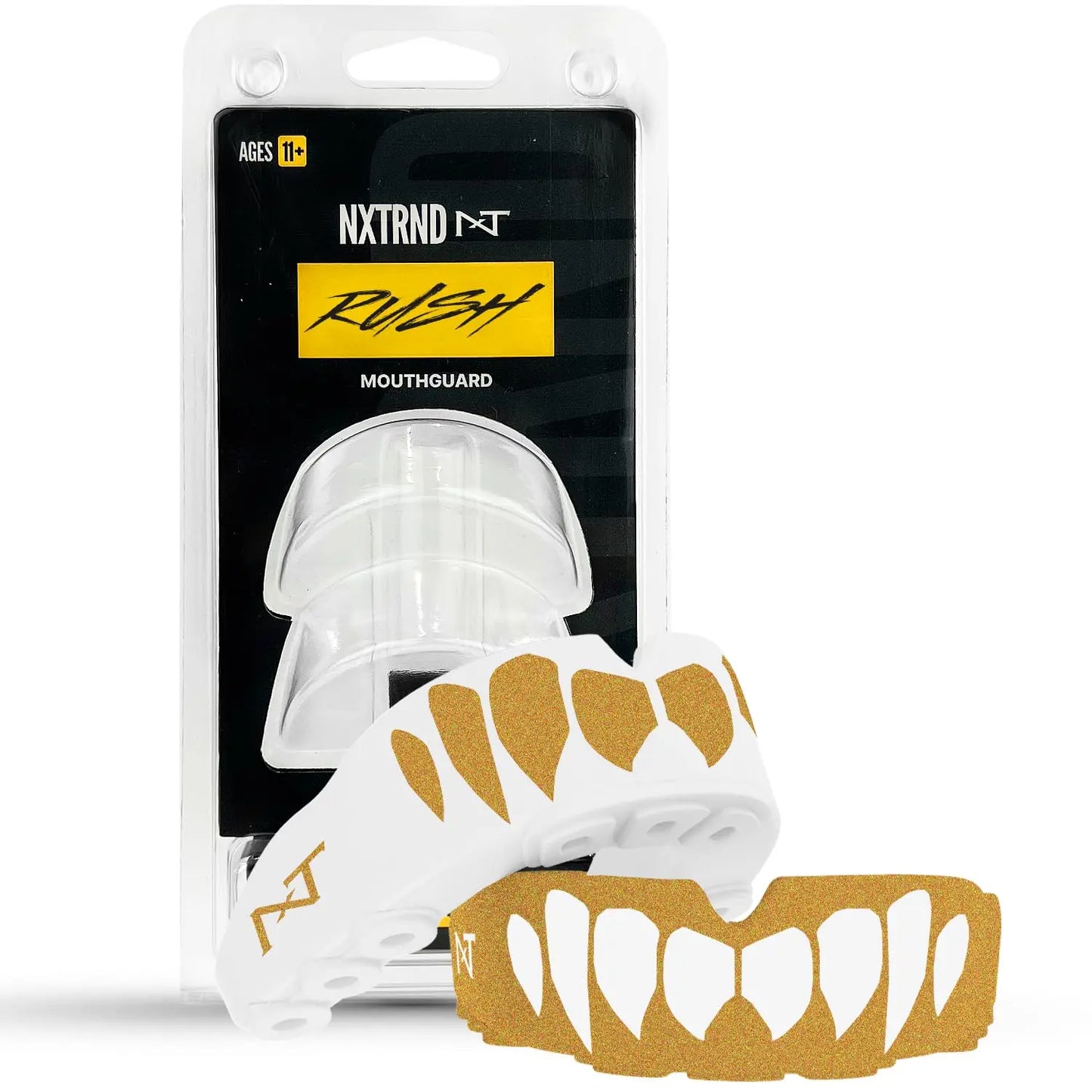 2 Pack Nxtrnd Rush Mouth Guard for Boxing and Other Sports (Neon Yellow) The Champ Gear