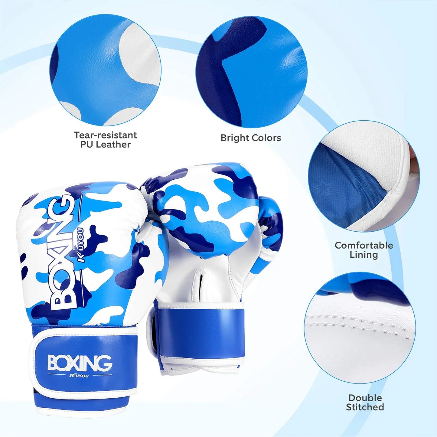 Kids Boxing Glove for Children 3-9 Youth Boys And Girls - The Champ Gear