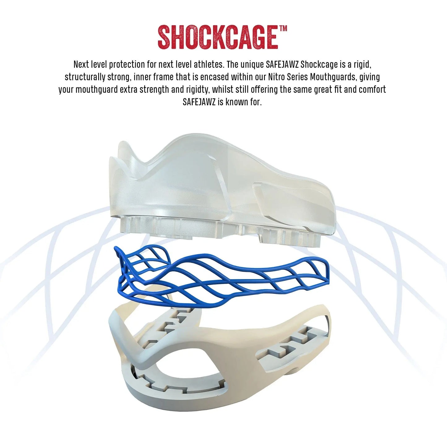 SafeJawz Sports Mouthguard The Champ Gear