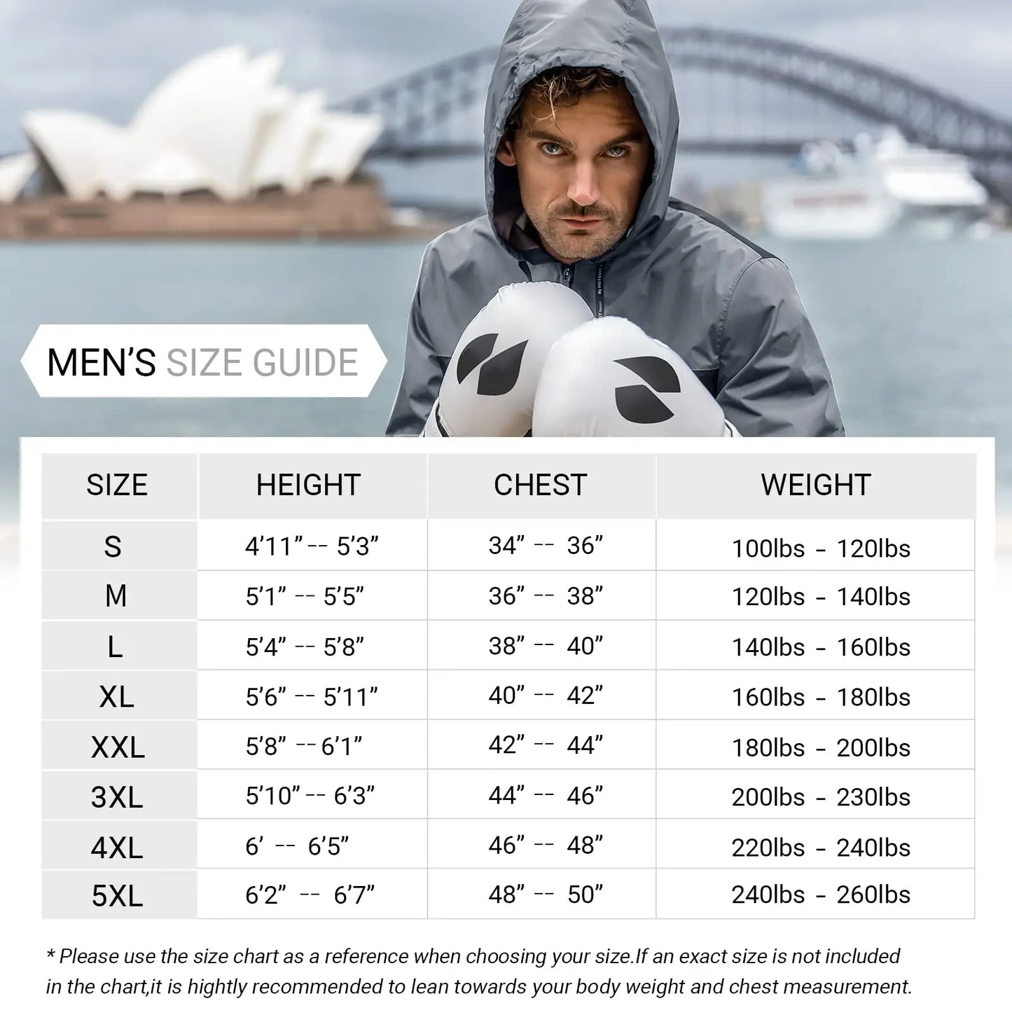 HOTSUIT Men's Sauna Suit - Full Body Sweat Jacket & Pants - The Champ Gear