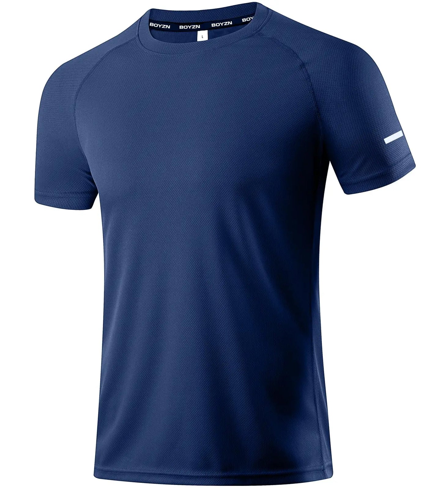 Boyzn 1, 3 or 5 Pack Men's Workout Running Shirts, Dry Fit Moisture Wicking T-Shirts, Sports Gym Athletic Short Sleeve Shirts The Champ Gear