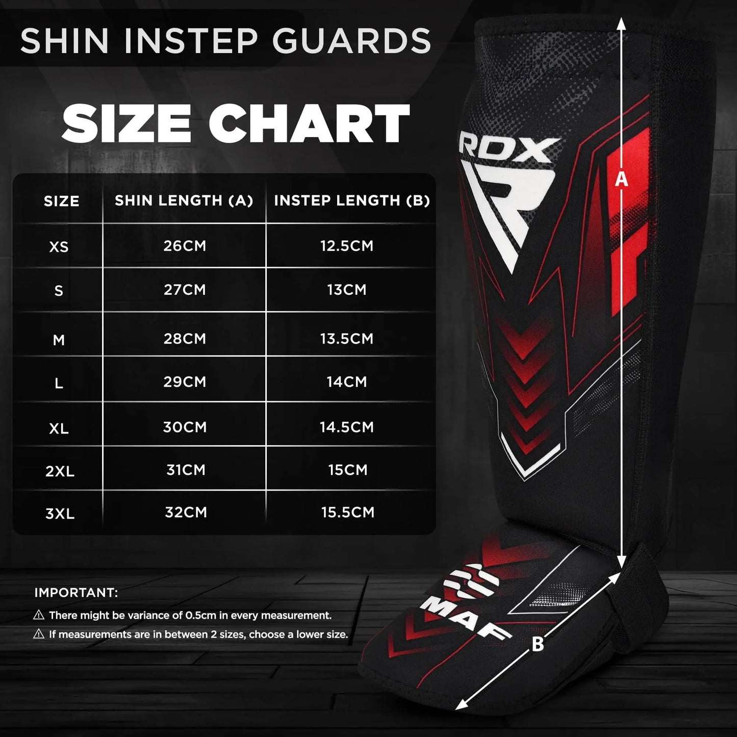 RDX IMMAF Approved Shin Guards, Competition Level Neoprene Shin Pads for Sparring and Grappling, MMA Muay Thai Kickboxing Training, Professional Shin Insteps Protection, Men Women The Champ Gear