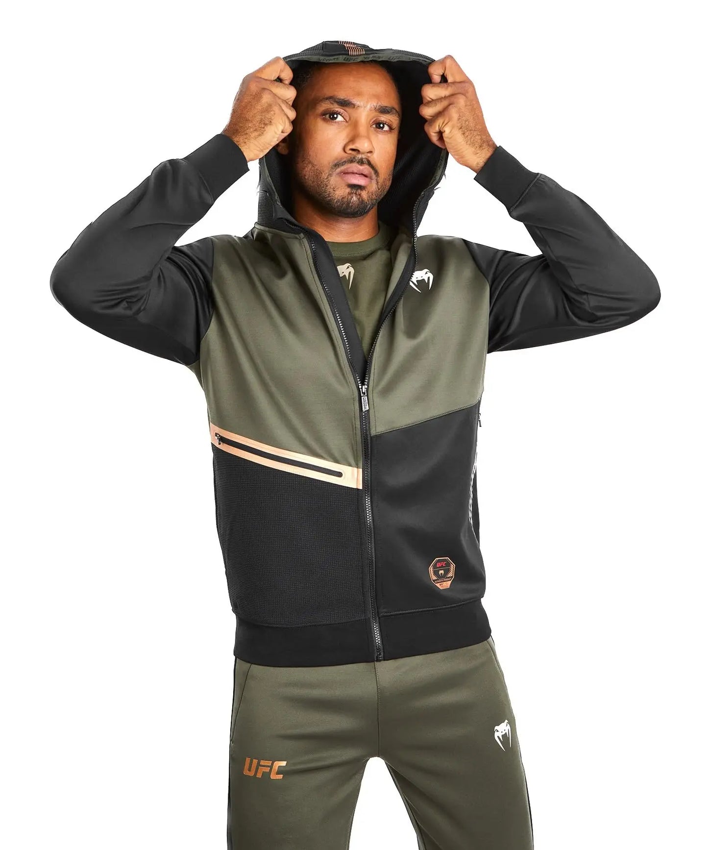 Venum Men's UFC Adrenaline Fight Week Zip Hoodie The Champ Gear