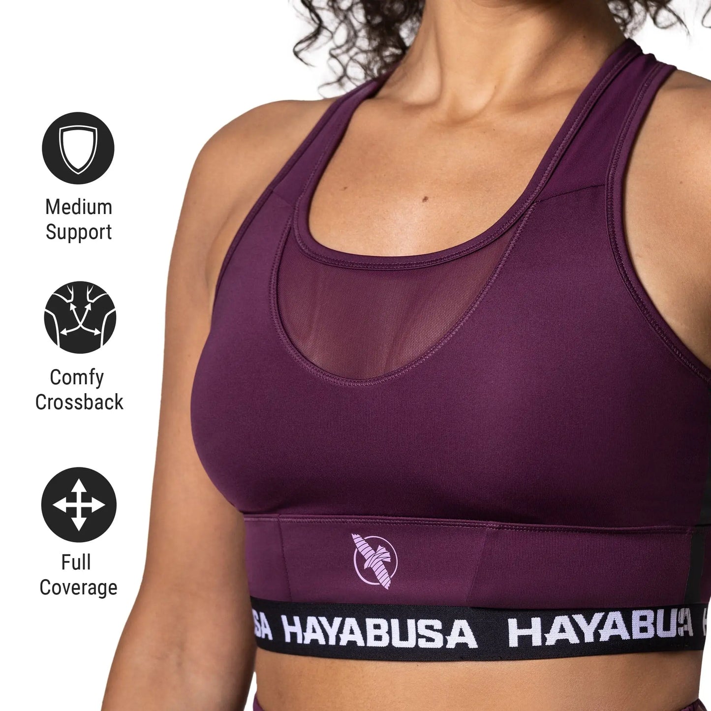 Hayabusa Women's Crossback Sports Bra The Champ Gear