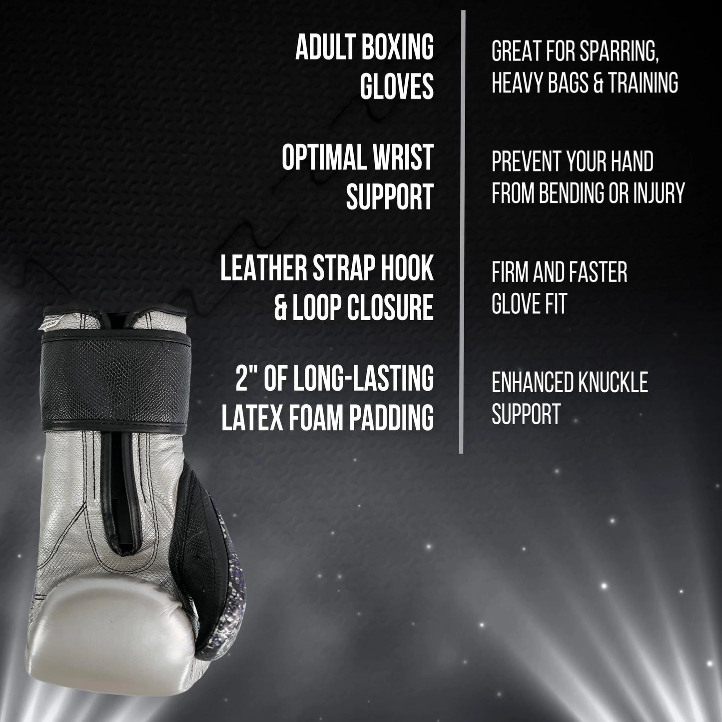 Cleto Reyes Hook and Loop Training Gloves, RETG1 The Champ Gear