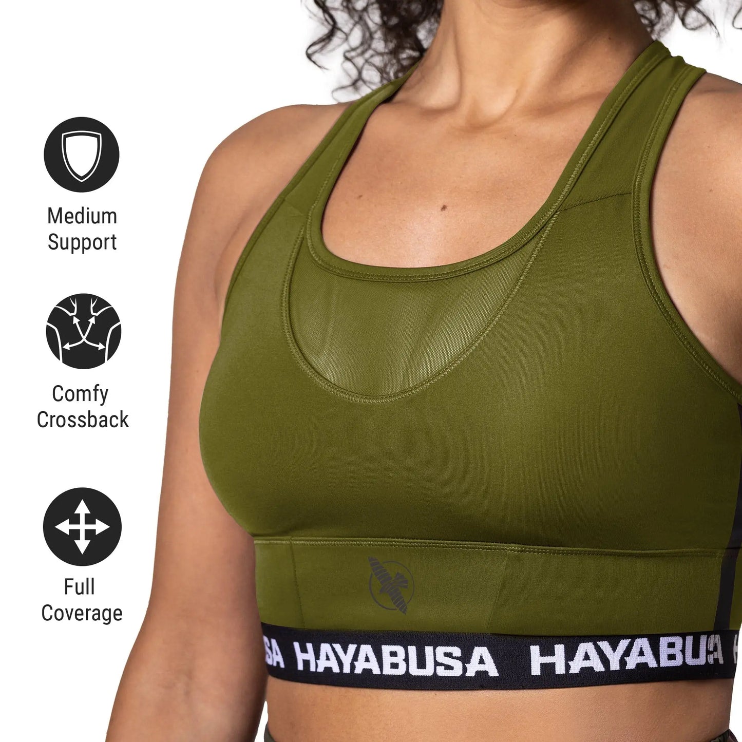 Hayabusa Women's Crossback Sports Bra The Champ Gear