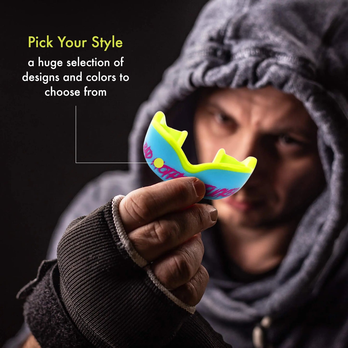 DAMAGE CONTROL High Impact Mouth Guard, Mouthguards for Sports, Boxing, Roller Derby, Hockey, Lacrosse Mouth Guard, Mouth Guards with Ultra Fit and Protection Against Shock The Champ Gear