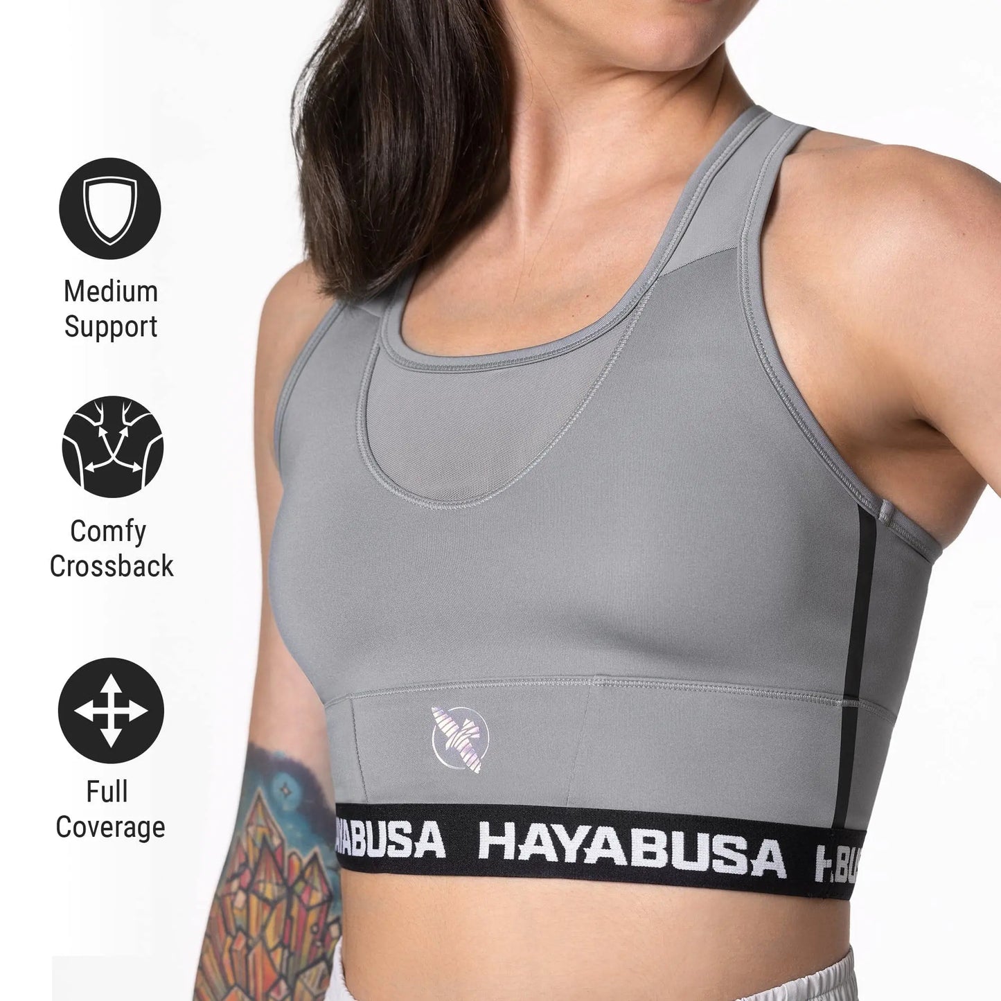 Hayabusa Women's Crossback Sports Bra The Champ Gear
