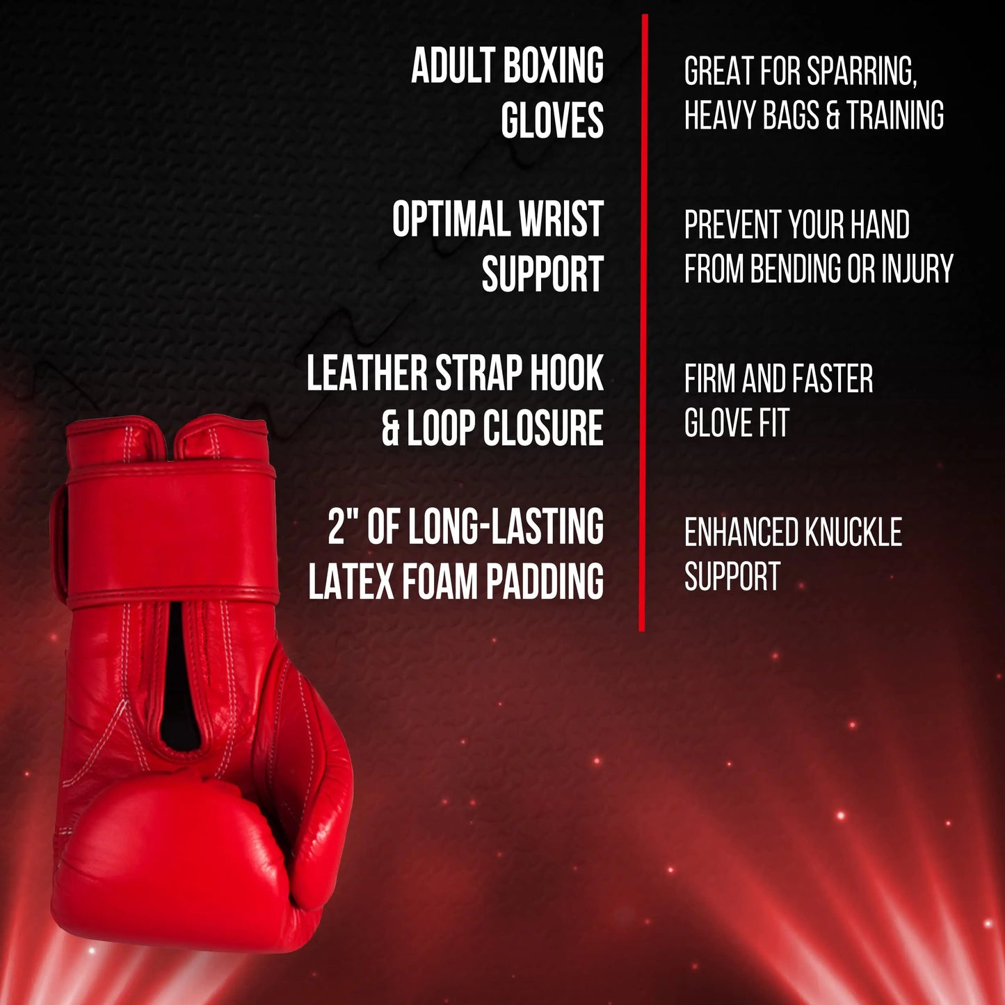 Cleto Reyes Hook and Loop Training Gloves, RETG1 The Champ Gear