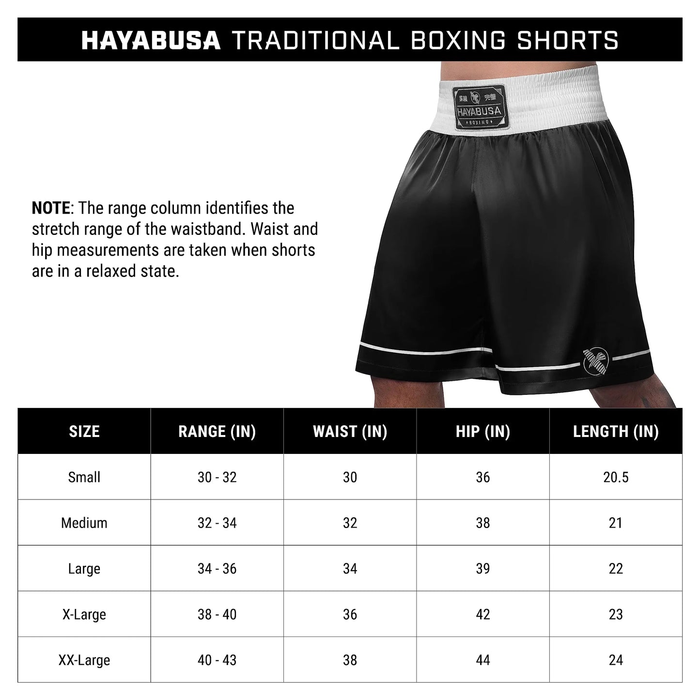 Hayabusa Pro Boxing Shorts The Champ Gear