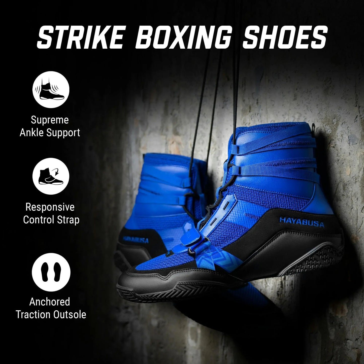 Hayabusa Strike Boxing Shoes for Men and Women - The Champ Gear