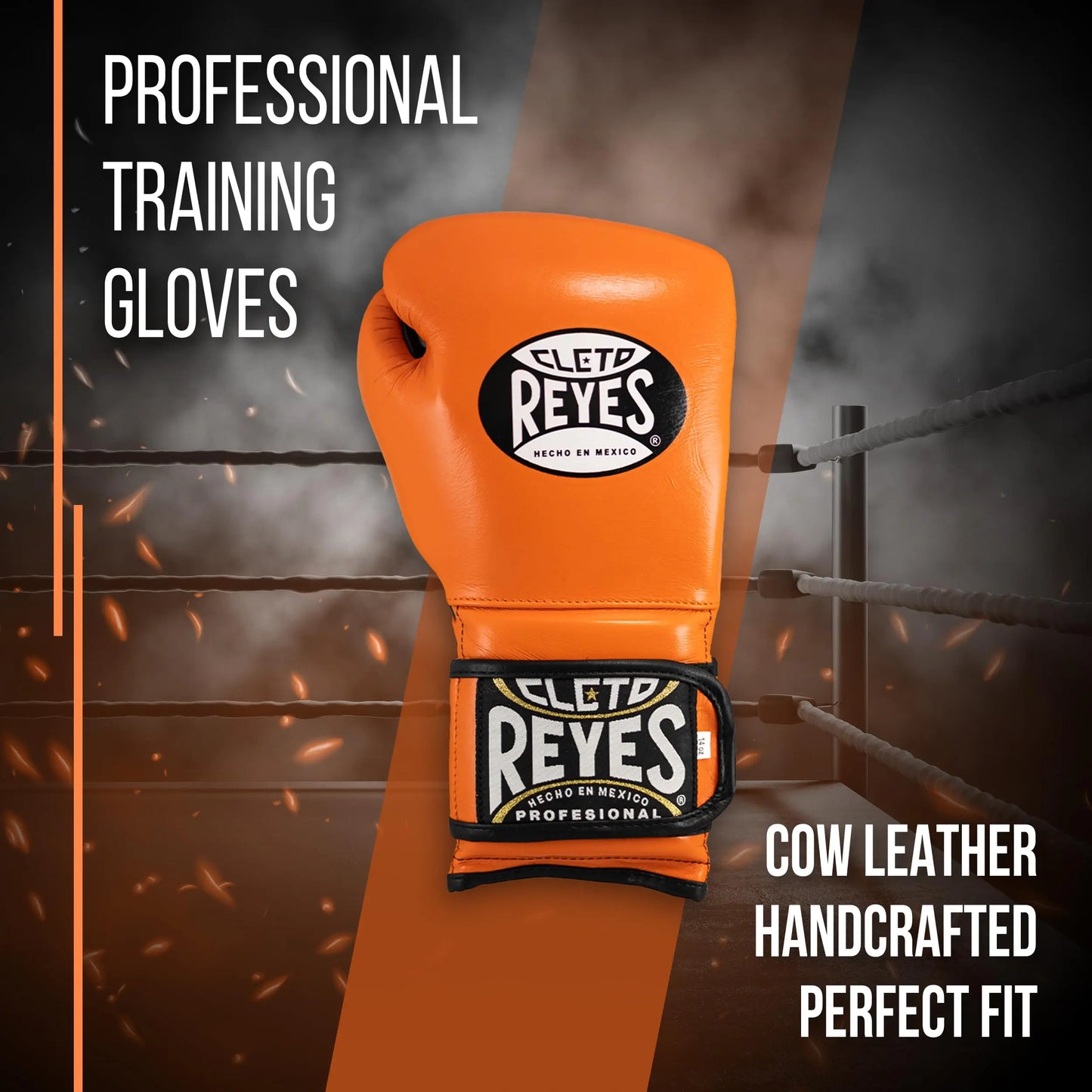 Cleto Reyes Hook and Loop Training Gloves, RETG1 The Champ Gear