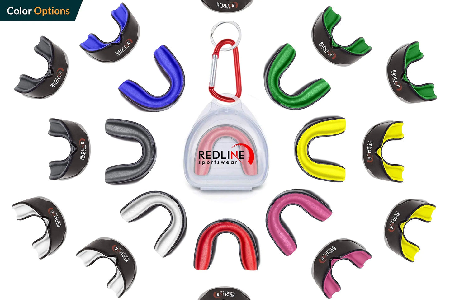 Premium Custom Molded Boxing Mouth Guard with case, Professional Mouth Guard for Braces for Sports | BPA Free Sports Mouth Guard for Football, Hockey, Lacrosse | Mouthpiece for Kids, Adult & Youth The Champ Gear