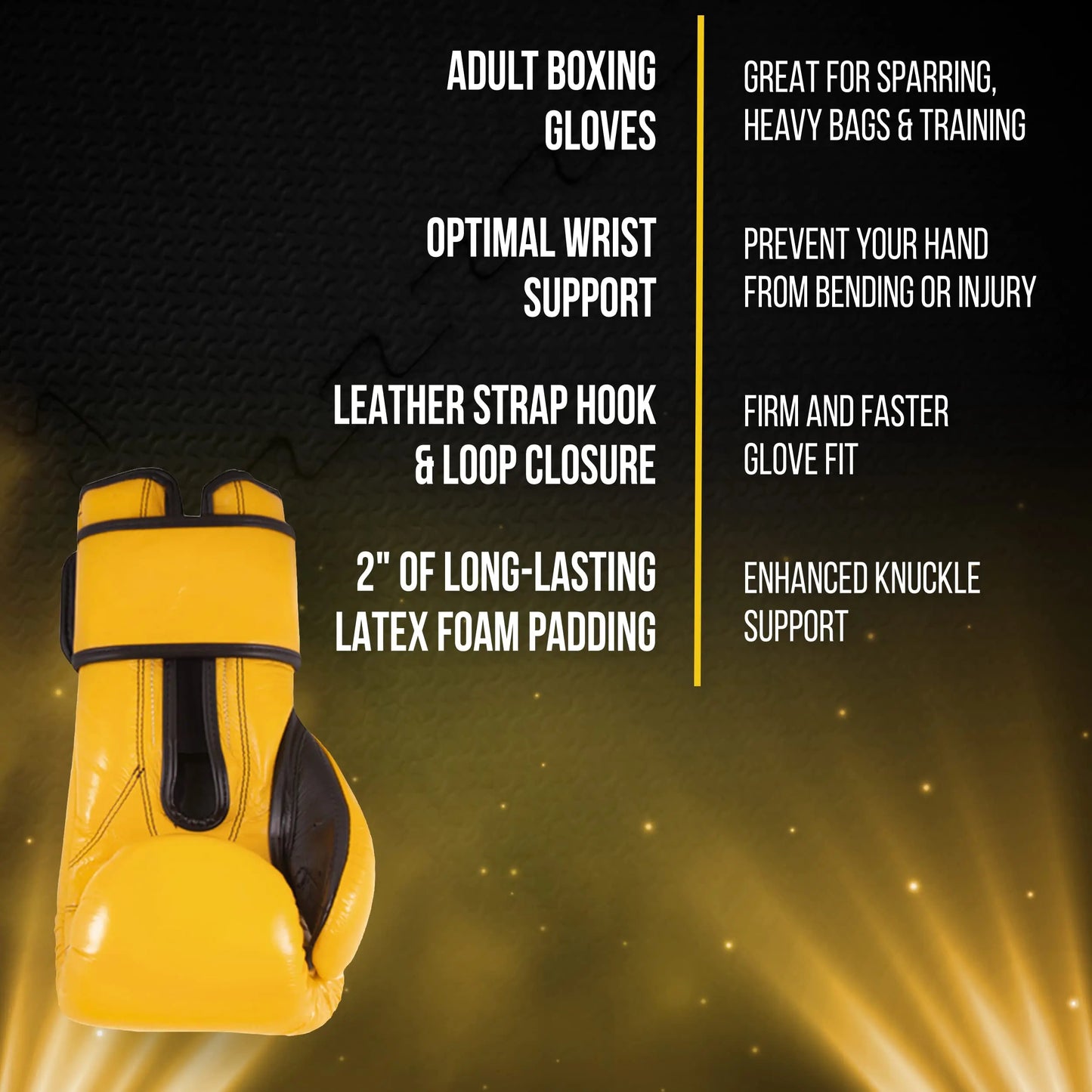 Cleto Reyes Hook and Loop Training Gloves, RETG1 The Champ Gear