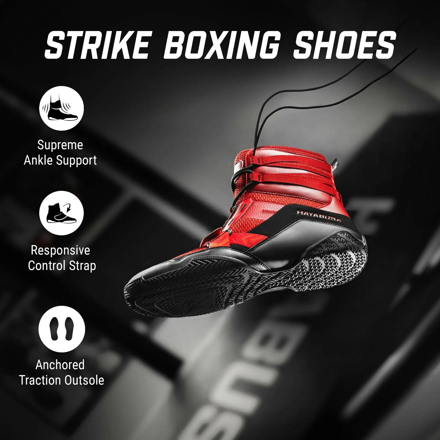 Hayabusa Strike Boxing Shoes for Men and Women - The Champ Gear