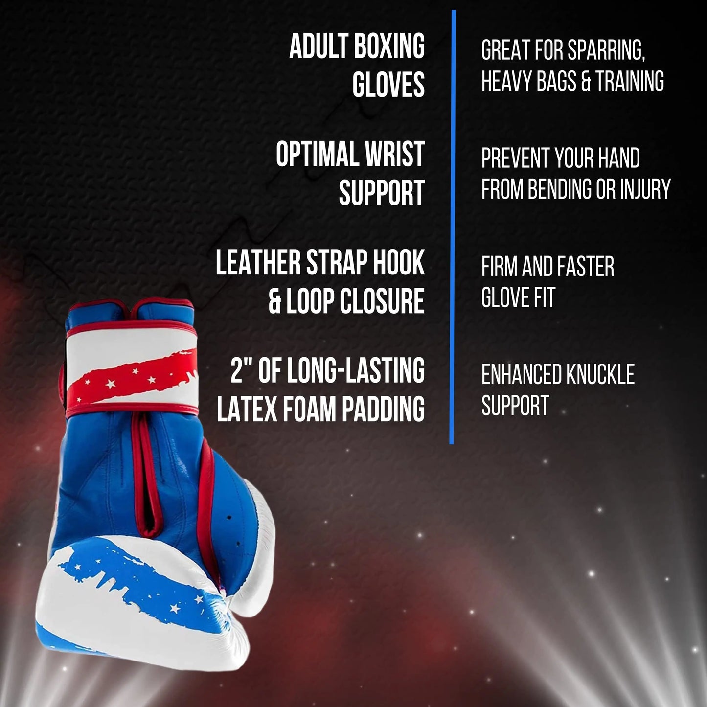 Cleto Reyes Hook and Loop Training Gloves, RETG1 The Champ Gear