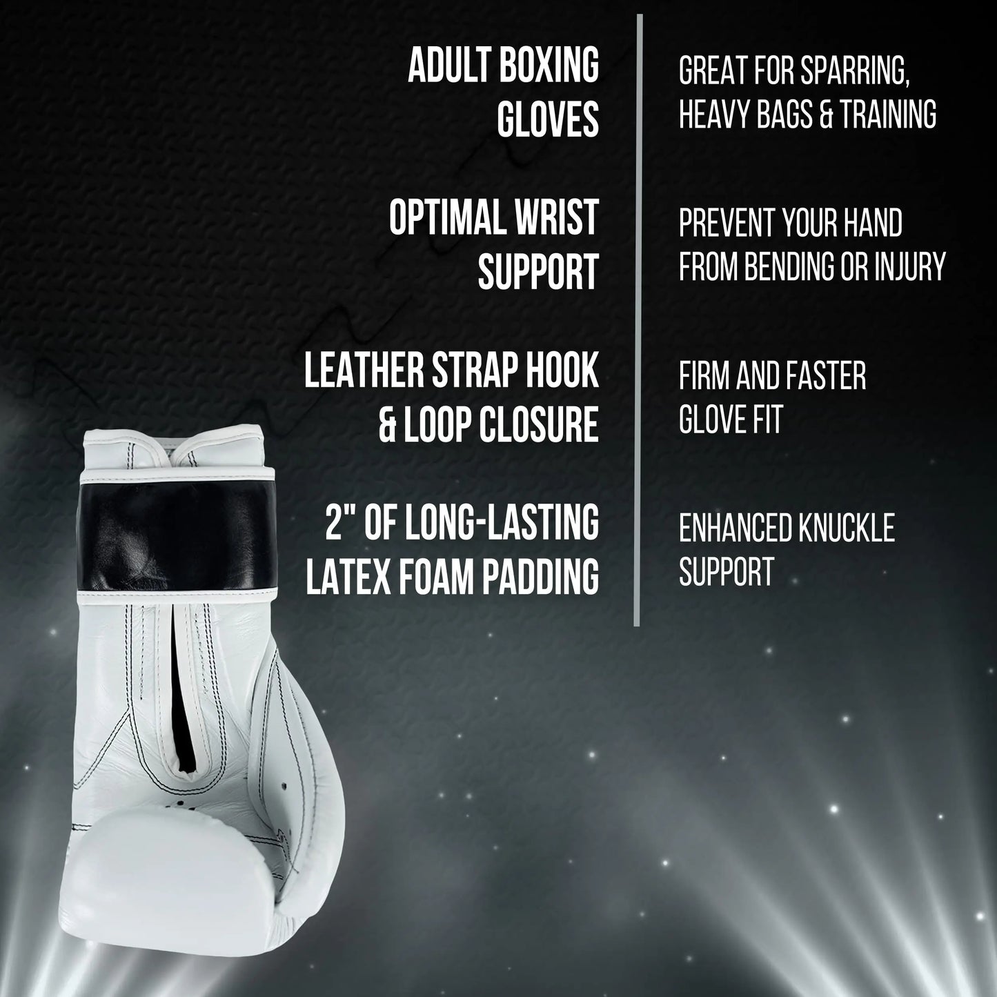 Cleto Reyes Hook and Loop Training Gloves, RETG1 The Champ Gear