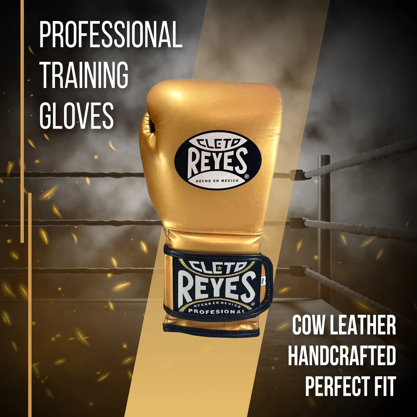 Cleto Reyes Hook and Loop Training Gloves, RETG1 The Champ Gear