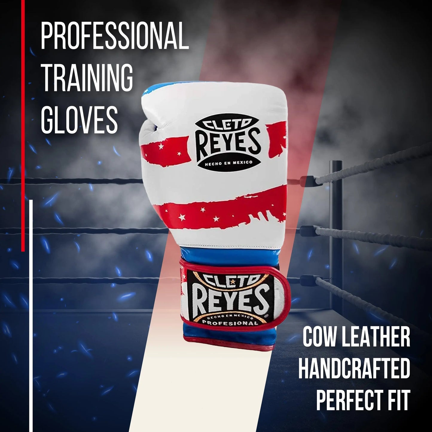 Cleto Reyes Hook and Loop Training Gloves, RETG1 The Champ Gear