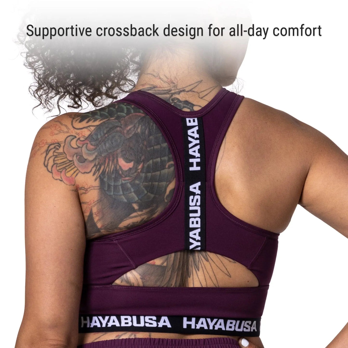 Hayabusa Women's Crossback Sports Bra The Champ Gear