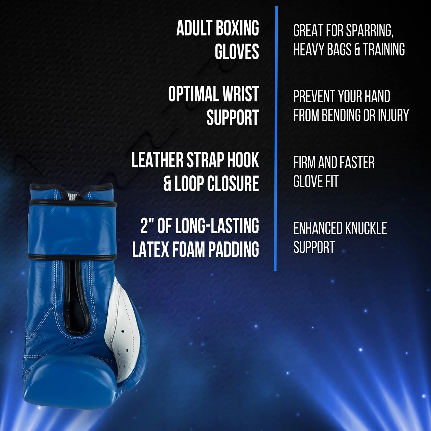 Cleto Reyes Hook and Loop Training Gloves, RETG1 The Champ Gear