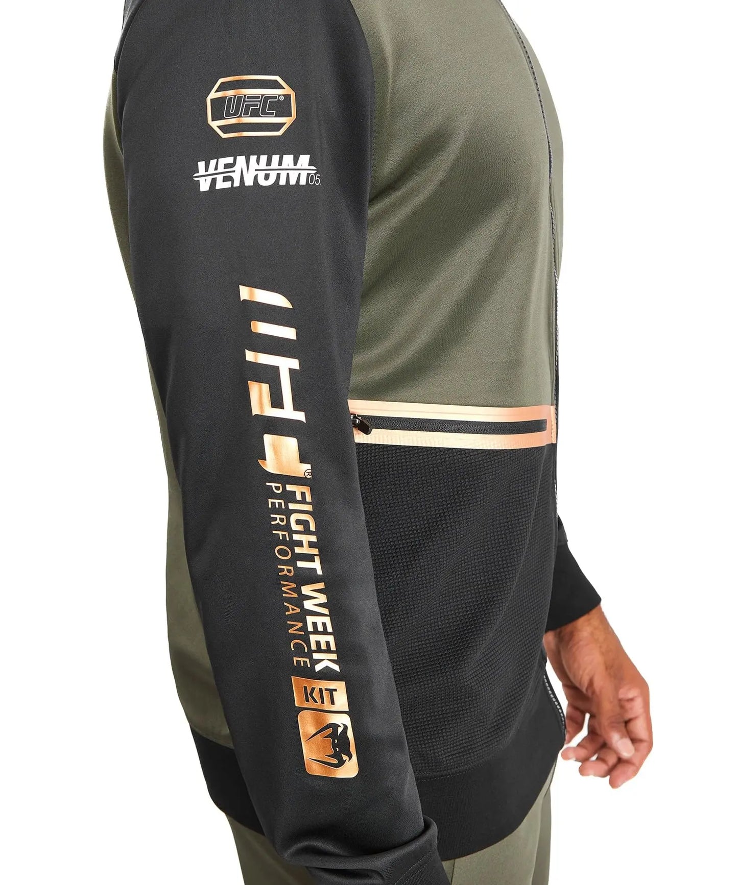 Venum Men's UFC Adrenaline Fight Week Zip Hoodie The Champ Gear