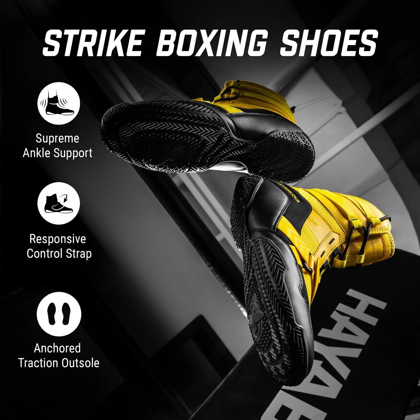 Hayabusa Strike Boxing Shoes for Men and Women - The Champ Gear