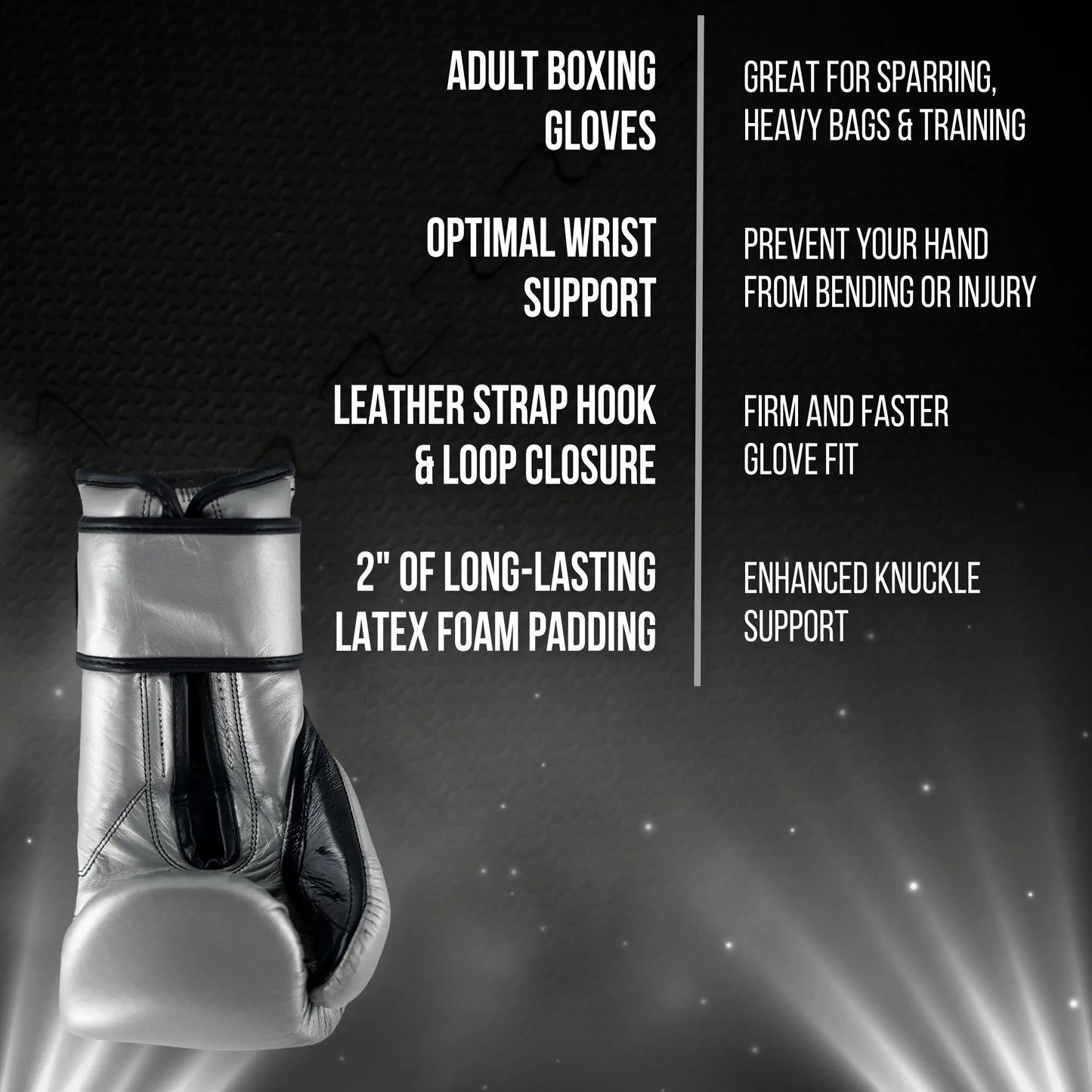Cleto Reyes Hook and Loop Training Gloves, RETG1 The Champ Gear