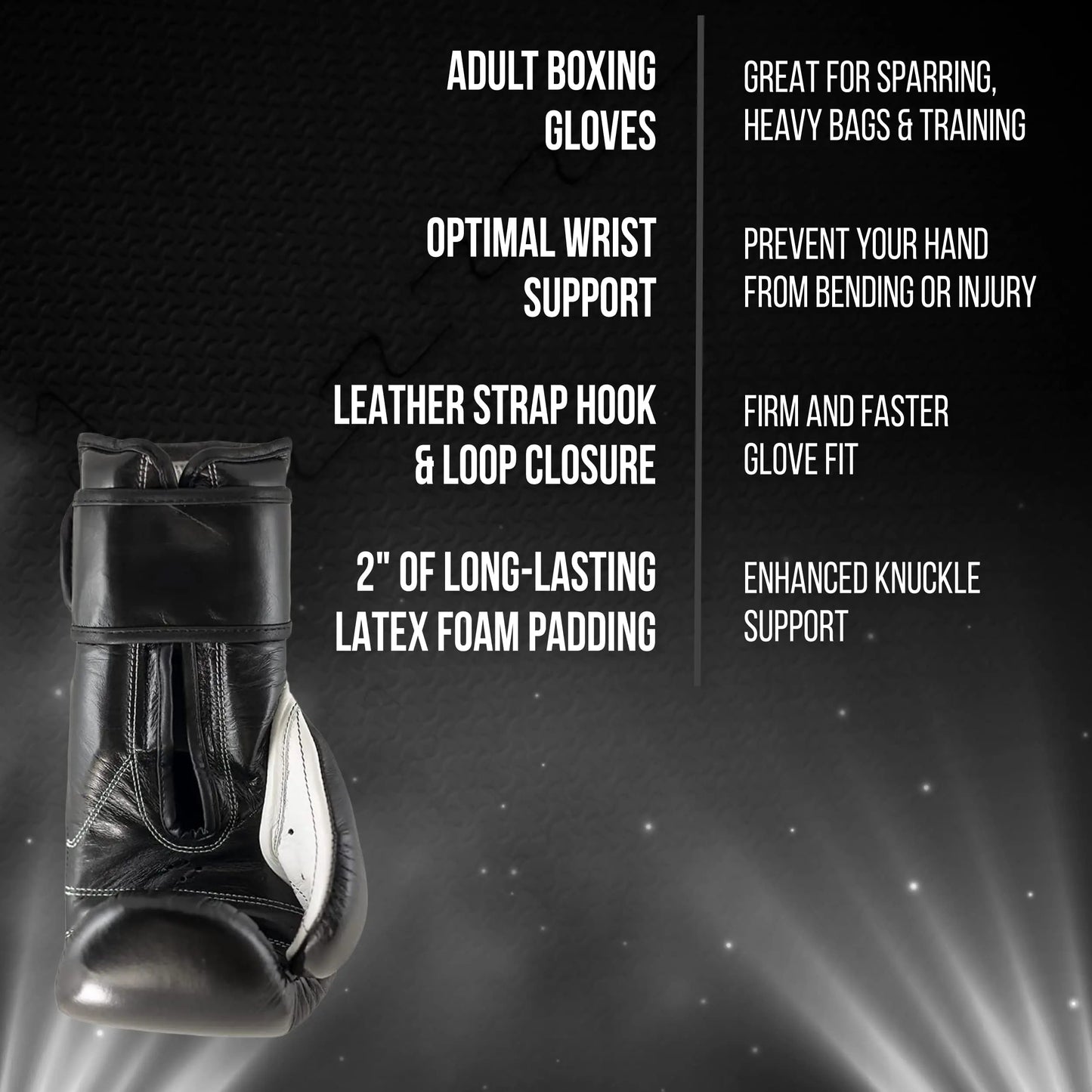 Cleto Reyes Hook and Loop Training Gloves, RETG1 The Champ Gear