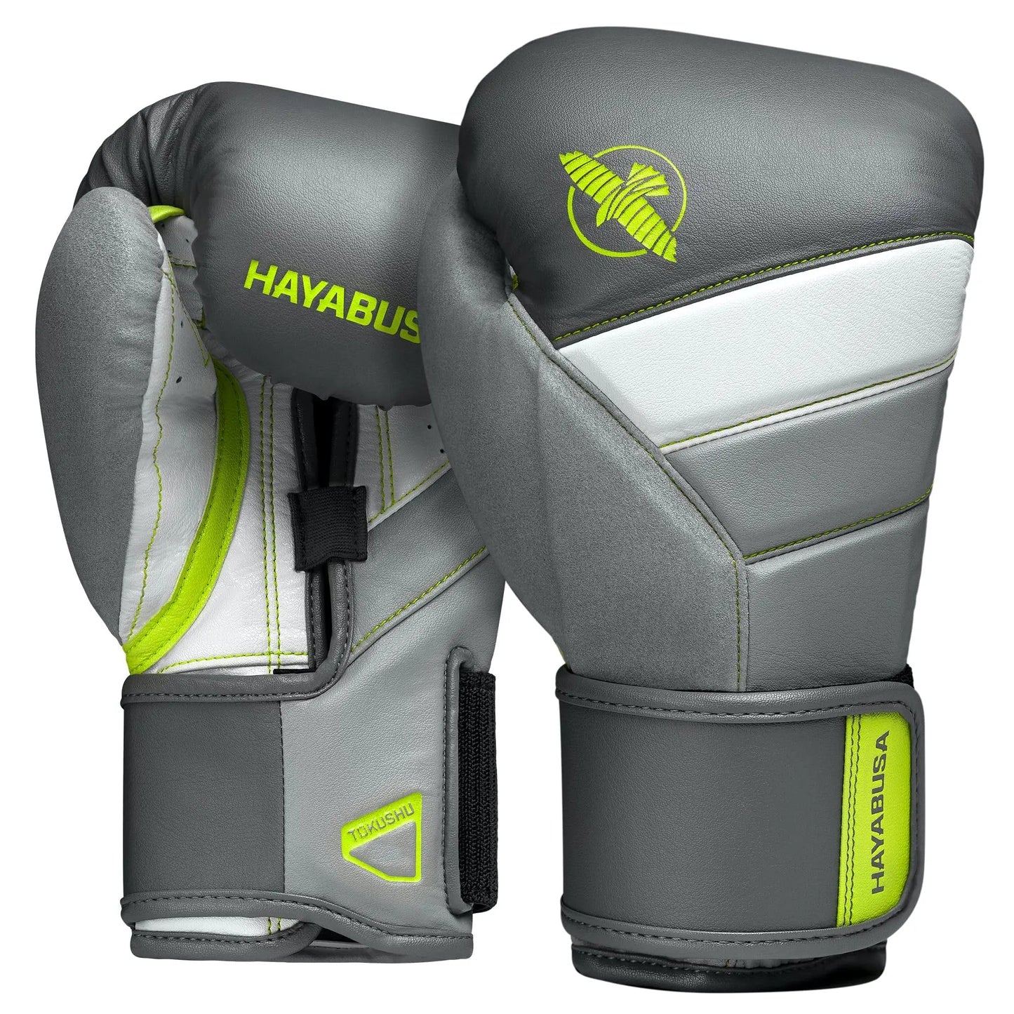 Hayabusa T3 Boxing Gloves for Men and Women Wrist and Knuckle Protection, Dual-X Hook and Loop Closure, Splinted Wrist Support, 5 Layer Foam Knuckle Padding The Champ Gear
