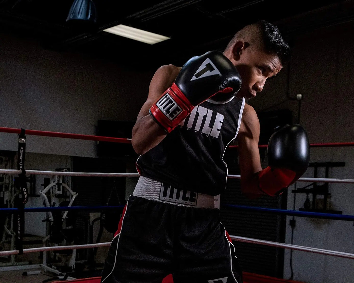 TITLE Boxing Infused Foam Youth Training/Sparring Gloves, Red/Black, 12 oz - Youth Boxing Gloves, Boxing Gloves for Kids, Boxing Gloves, Kids Boxing Gloves, Boxing Equipment The Champ Gear