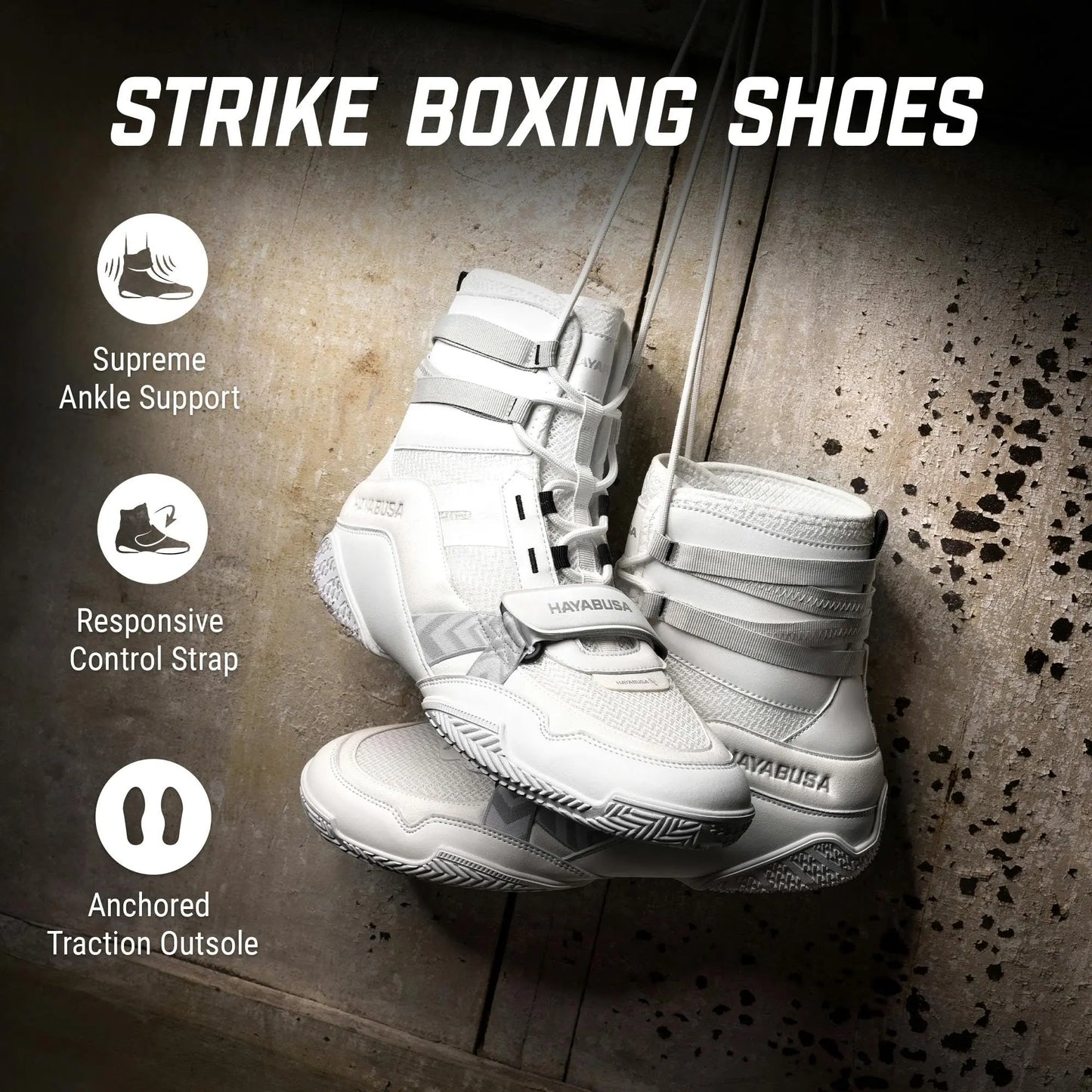 Hayabusa Strike Boxing Shoes for Men and Women - The Champ Gear