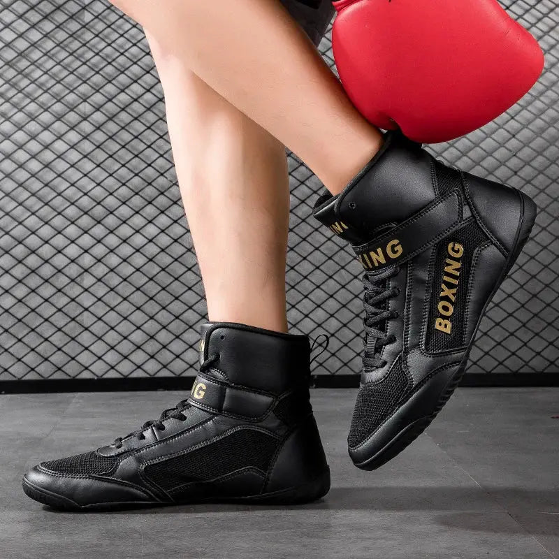 New men's and women's boxing shoes, wrestling shoes, High-quality breathable anti slip motorcycle shoes, Hiking shoes, Multifunc - The Champ Gear