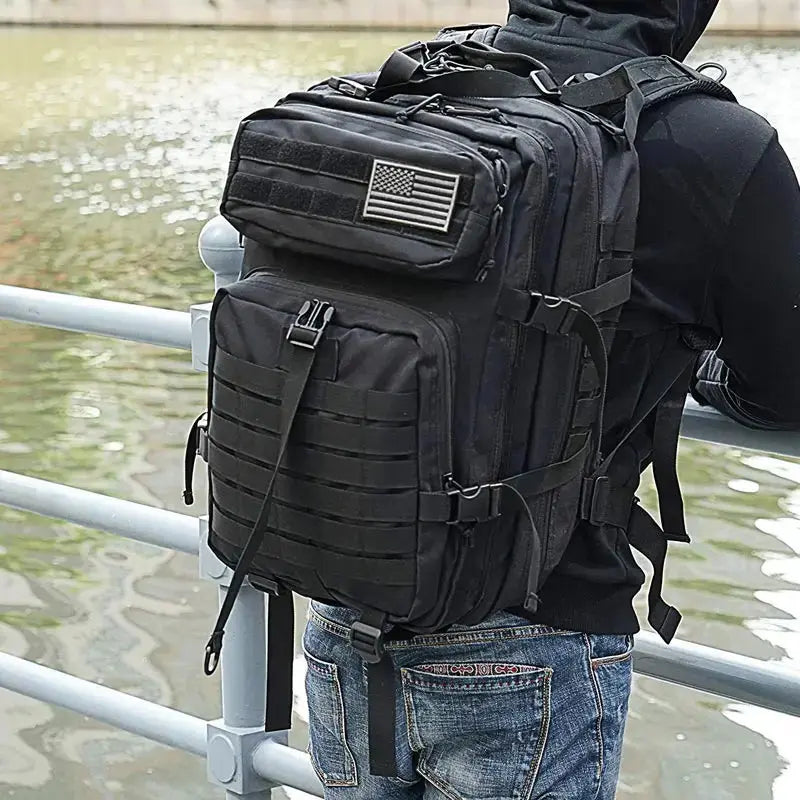 QT&QY 30/45L Man Tactical Backpacks HkingTraveling Bags Survival Outdoor 3P Assault Pack EDC Molle Pack For Trekking Hunting Bag - The Champ Gear