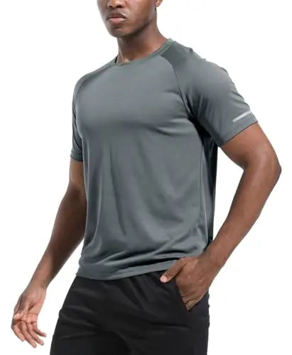 Boyzn 1, 3 or 5 Pack Men's Workout Running Shirts, Dry Fit Moisture Wicking T-Shirts, Sports Gym Athletic Short Sleeve Shirts The Champ Gear