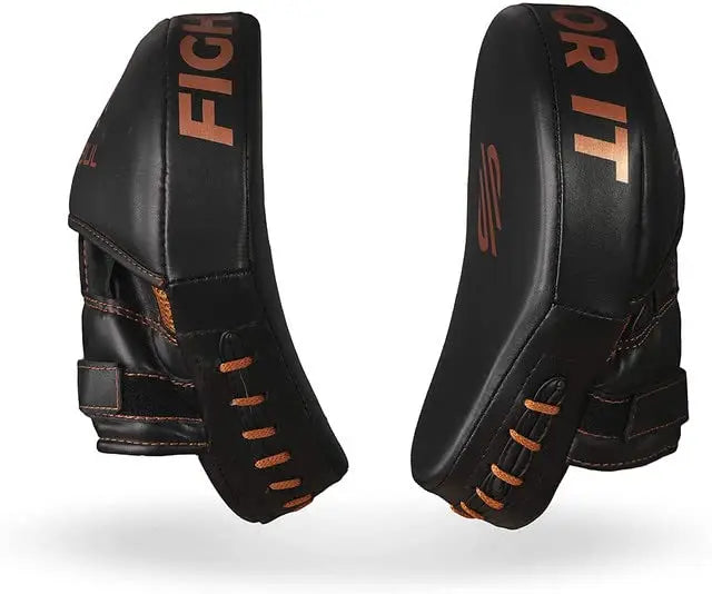 Sanabul Essential Curved Punching Mitts for Boxing, MMA Muay Thai Boxing Pads for Training, Punch Focus Mitts, Hand Pads Sparring Gear, Strike Shield The Champ Gear