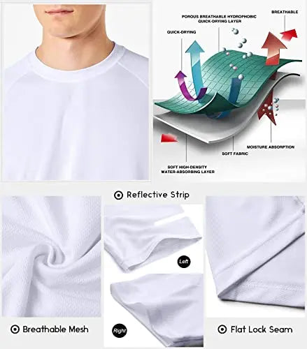 Boyzn 1, 3 or 5 Pack Men's Workout Running Shirts, Dry Fit Moisture Wicking T-Shirts, Sports Gym Athletic Short Sleeve Shirts The Champ Gear