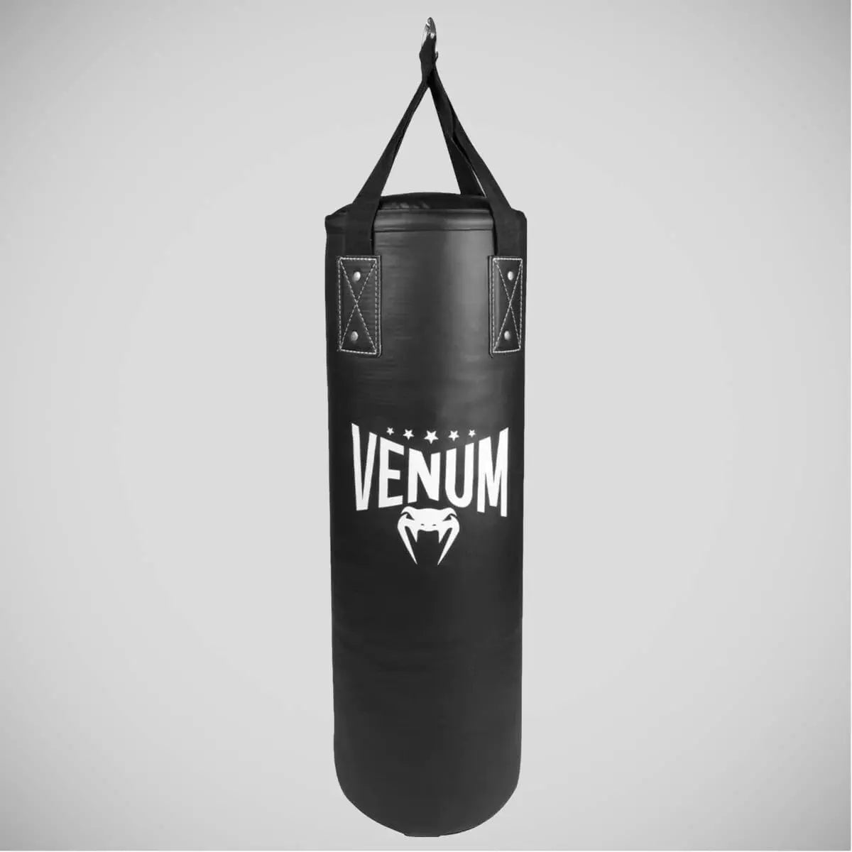 Venum Origins Punching Bag - Black/White (Ceiling Mount Included) The Champ Gear