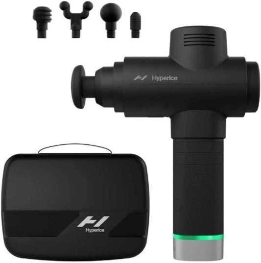 Hypervolt 2 Pro - Featuring Quiet Glide Technology - Handheld Percussion Massage Gun | 5 Speeds, 5 Interchangeable Heads | Helps Relieve Sore Muscles and Stiffness (Hypervolt 2 Pro w/ Carrying Case) The Champ Gear