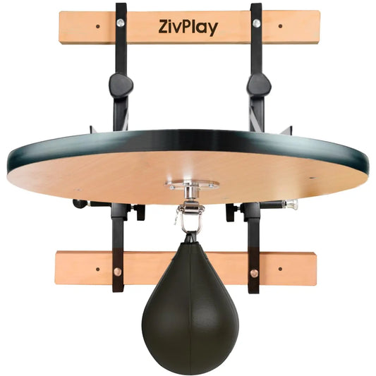 Speed Bag Platform Speed Bag Stand for Boxing Speed Bag Mount for Punching Practice Height Adjustable Includes Speed Bag and Air Pump 360° Swivel 24 Inch Board 1.5 Inch Thick The Champ Gear