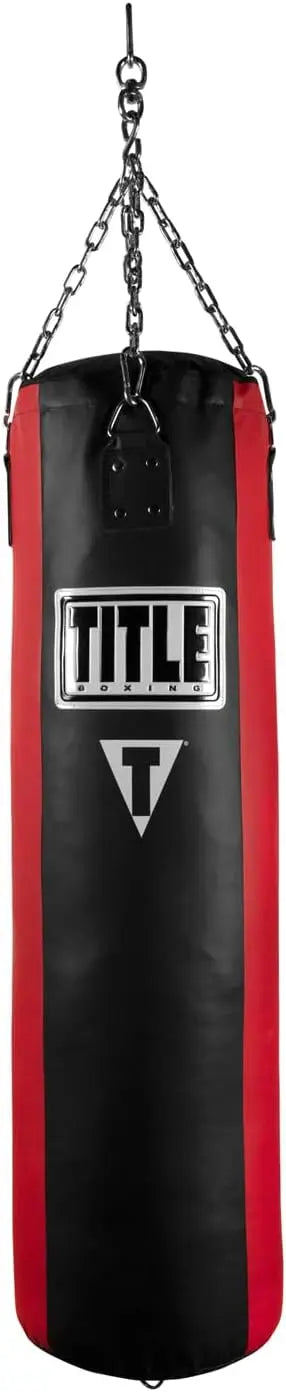 TITLE Boxing Synthetic Leather Heavy Bag (Unfilled) The Champ Gear