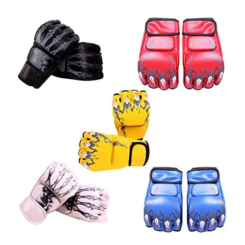 Half-Finger Boxing Fight Gloves | MMA Gloves for Sparring Training - The Champ Gear