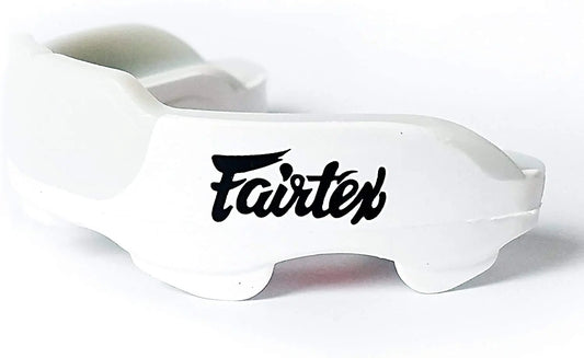 Fairtex MG3 Gel Mouth Guard Protection | Ultimate Protection for Contact Sports | Custom Fit, BPA-Free, Latex-Free | Quick Tether Connect, Heavy-Duty Shock Frame, Gel-Fit Liner (Black) The Champ Gear