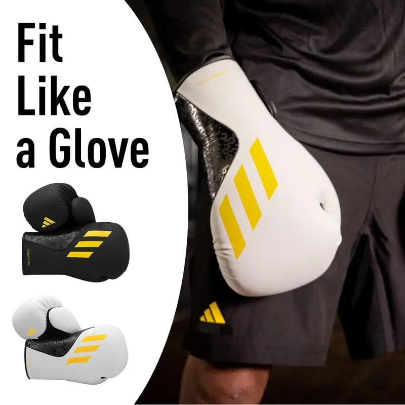 Adidas x Anderson Silva Tilt150 Boxing Gloves - Premium PU Shell, Enhanced Wrist Support, Optimal Punch Alignment for Men, Women, Kids, Boxing, Kickboxing, MMA, Punching Gloves, MMA Gloves The Champ Gear